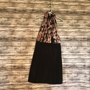 THE LIMITED geometric print sleeveless dress